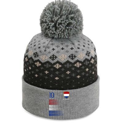 Netherlands Soccer Fans Jersey Dutch Flag Football Lovers The Baniff Cuffed Pom Beanie