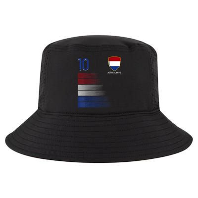 Netherlands Soccer Fans Jersey Dutch Flag Football Lovers Cool Comfort Performance Bucket Hat