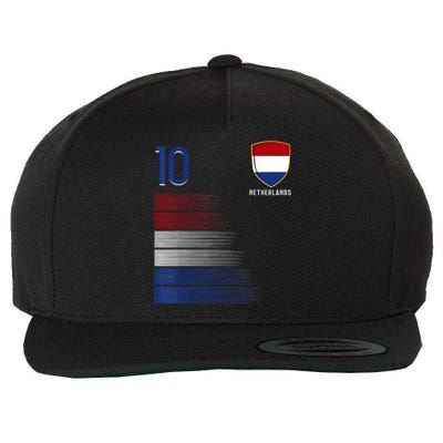 Netherlands Soccer Fans Jersey Dutch Flag Football Lovers Wool Snapback Cap