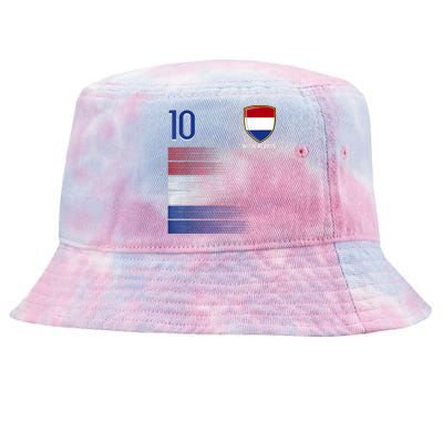 Netherlands Soccer Fans Jersey Dutch Flag Football Lovers Tie-Dyed Bucket Hat