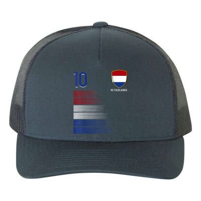 Netherlands Soccer Fans Jersey Dutch Flag Football Lovers Yupoong Adult 5-Panel Trucker Hat