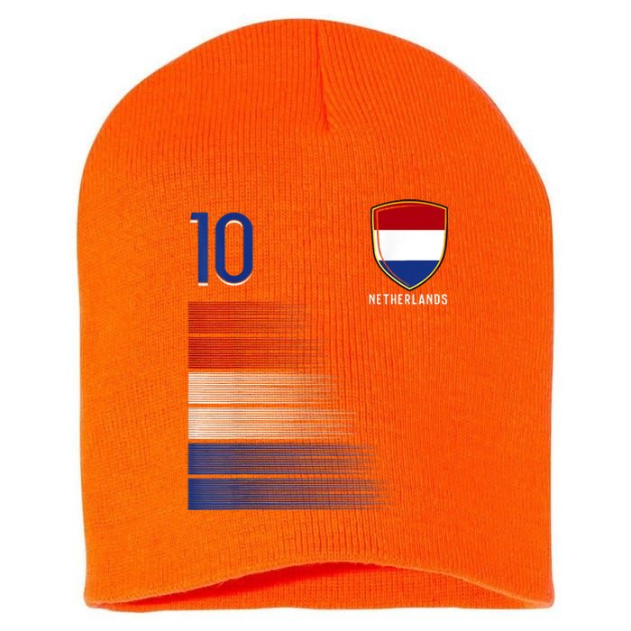 Netherlands Soccer Fans Jersey Dutch Flag Football Lovers Short Acrylic Beanie