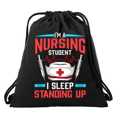 Nursing Student Funny Gift Future Nurse Meaningful Gift Drawstring Bag