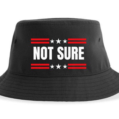 Not Sure For President Idiocracy Sustainable Bucket Hat