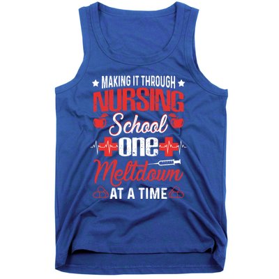 Nursing School Funny Nursing Student Nurses Day Gift Cool Gift Tank Top