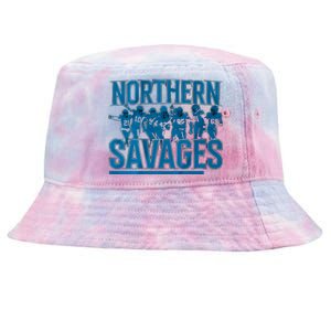 Northern Savages Football Lover Tie-Dyed Bucket Hat