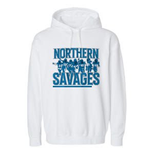 Northern Savages Football Lover Garment-Dyed Fleece Hoodie