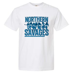 Northern Savages Football Lover Garment-Dyed Heavyweight T-Shirt