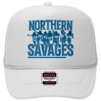 Northern Savages Football Lover High Crown Mesh Back Trucker Hat