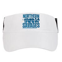 Northern Savages Football Lover Adult Drive Performance Visor