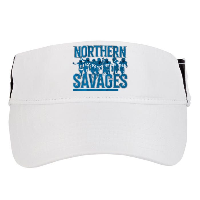 Northern Savages Football Lover Adult Drive Performance Visor