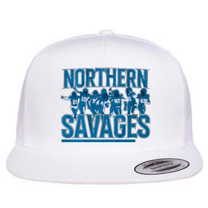 Northern Savages Football Lover Flat Bill Trucker Hat