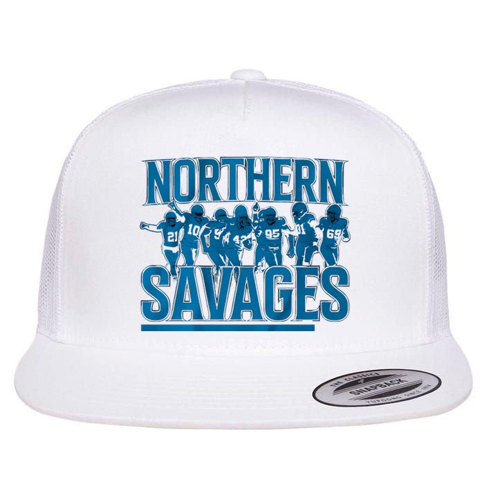 Northern Savages Football Lover Flat Bill Trucker Hat