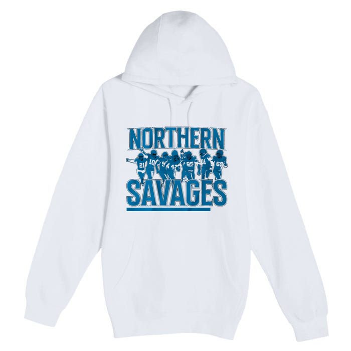 Northern Savages Football Lover Premium Pullover Hoodie