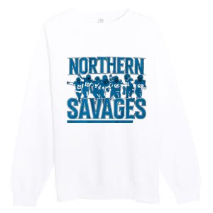 Northern Savages Football Lover Premium Crewneck Sweatshirt