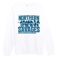 Northern Savages Football Lover Premium Crewneck Sweatshirt