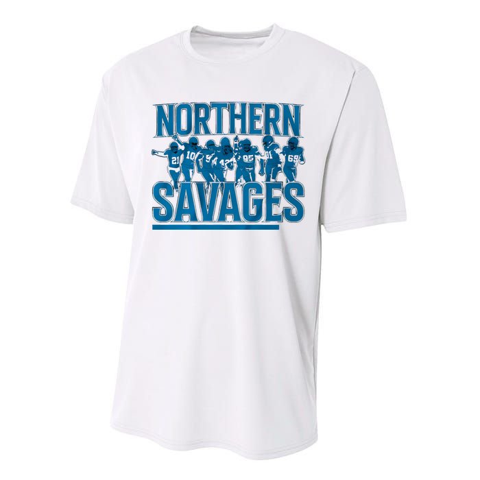 Northern Savages Football Lover Performance Sprint T-Shirt