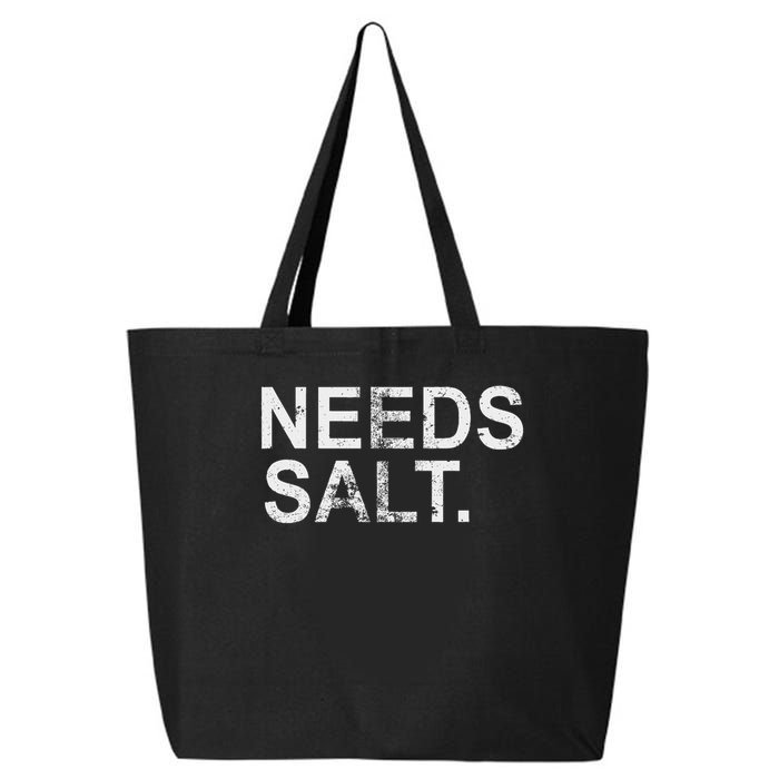 Needs Salt Funny Cooking Chef 25L Jumbo Tote