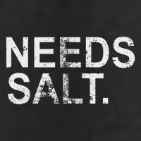 Needs Salt Funny Cooking Chef Golf Towel