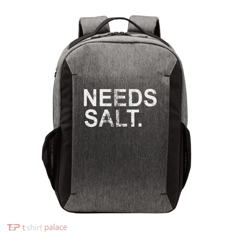 Needs Salt Funny Cooking Chef Vector Backpack