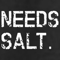 Needs Salt Funny Cooking Chef Gift Adult Drive Performance Visor