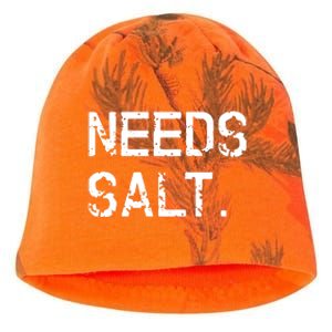 Needs Salt Funny Cooking Chef Gift Kati - Camo Knit Beanie