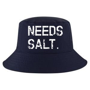 Needs Salt Funny Cooking Chef Gift Cool Comfort Performance Bucket Hat