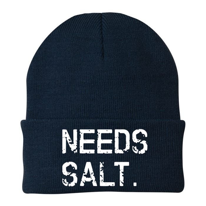 Needs Salt Funny Cooking Chef Gift Knit Cap Winter Beanie