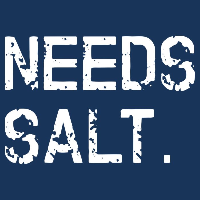 Needs Salt Funny Cooking Chef Gift Flatbill Hat