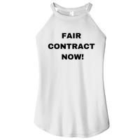 Nurses Strike Fair Contract Now Graphic Tee Women's Perfect Tri Rocker Tank