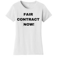 Nurses Strike Fair Contract Now Graphic Tee Women's T-Shirt