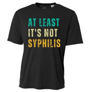 Not Syphilis Funny Post Surgery Gag Gifts Get Well Soon Gift Cooling Performance Crew T-Shirt