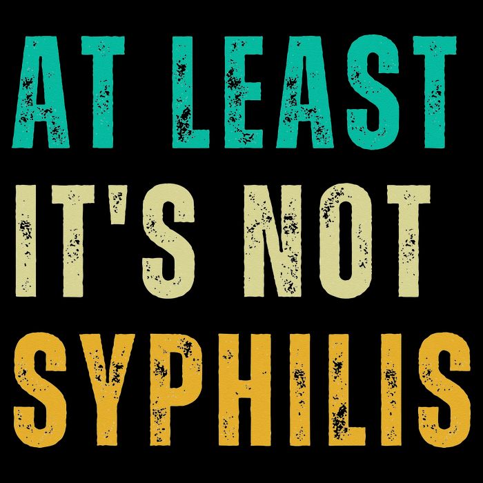 Not Syphilis Funny Post Surgery Gag Gifts Get Well Soon Gift Impact Tech Backpack