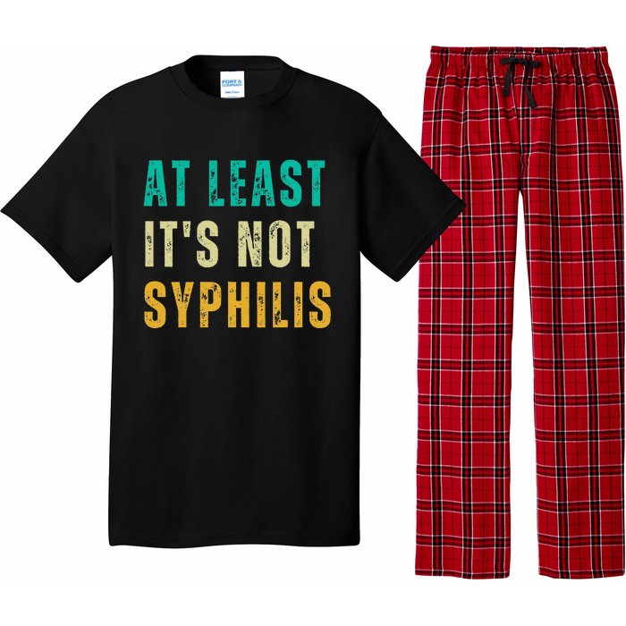 Not Syphilis Funny Post Surgery Gag Gifts Get Well Soon Gift Pajama Set