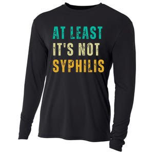 Not Syphilis Funny Post Surgery Gag Gifts Get Well Soon Gift Cooling Performance Long Sleeve Crew