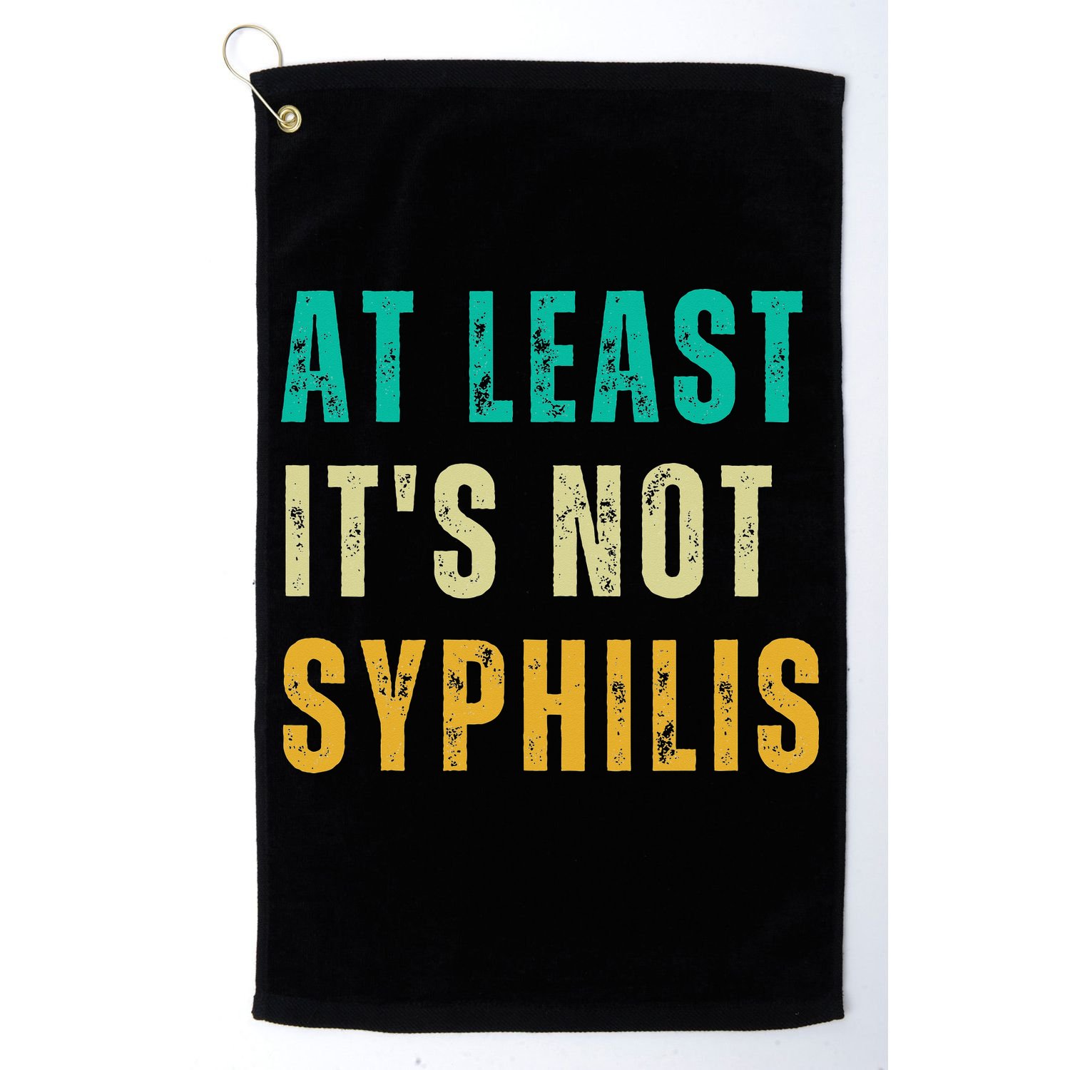 Not Syphilis Funny Post Surgery Gag Gifts Get Well Soon Gift Golf Towel