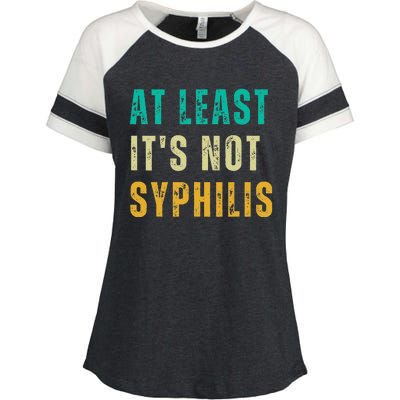 Not Syphilis Funny Post Surgery Gag Gifts Get Well Soon Gift Enza Ladies Jersey Colorblock Tee