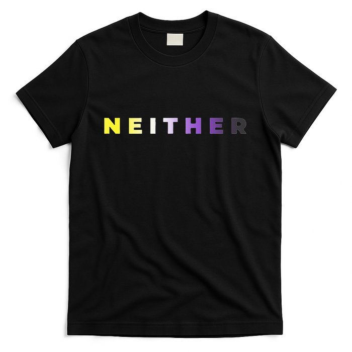 Neither Subtle Flag Enby T-Shirt
