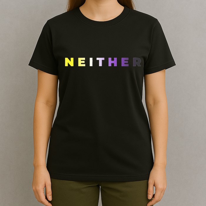 Neither Subtle Flag Enby T-Shirt