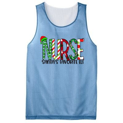 Nurse SantaS Favorite Gift Nurse Life Santas Fav Nurse Cute Gift Mesh Reversible Basketball Jersey Tank