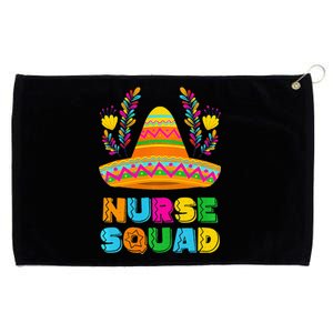 Nurse Squad Funny Cinco De Mayo Sombrero Mexican Party Grommeted Golf Towel