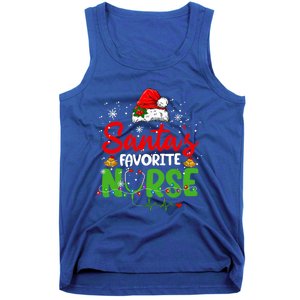 Nurse Santas Favorite Nurse Funny Christmas Funny Gift Tank Top