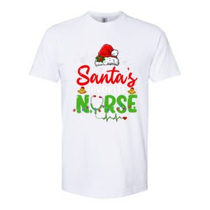 Nurse Santas Favorite Nurse Funny Christmas Funny Gift Softstyle CVC T-Shirt