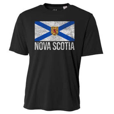 NOVA SCOTIA FLAG CANADA NEW SCOTLAND SALTIRE Cooling Performance Crew T-Shirt