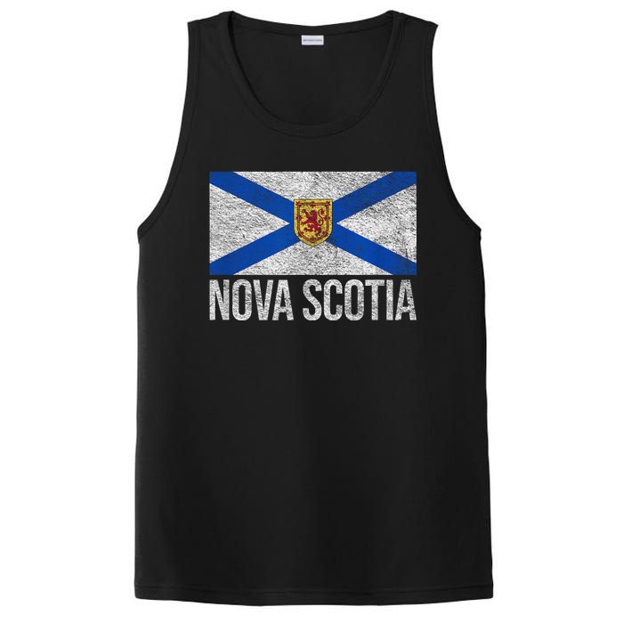 NOVA SCOTIA FLAG CANADA NEW SCOTLAND SALTIRE PosiCharge Competitor Tank