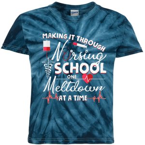 Nursing Students Funny Presents International Nurses Day Kids Tie-Dye T-Shirt