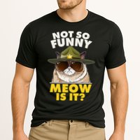 Not So Funny Meow Is It Grumpy Cat Police Trooper Performance Shirt