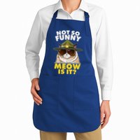 Not So Funny Meow Is It Grumpy Cat Police Trooper Apron
