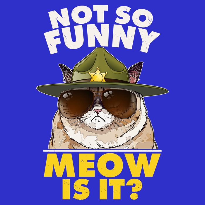 Not So Funny Meow Is It Grumpy Cat Police Trooper Baby Bodysuit