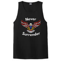 Never Surrender Funny Pro Trump PosiCharge Competitor Tank